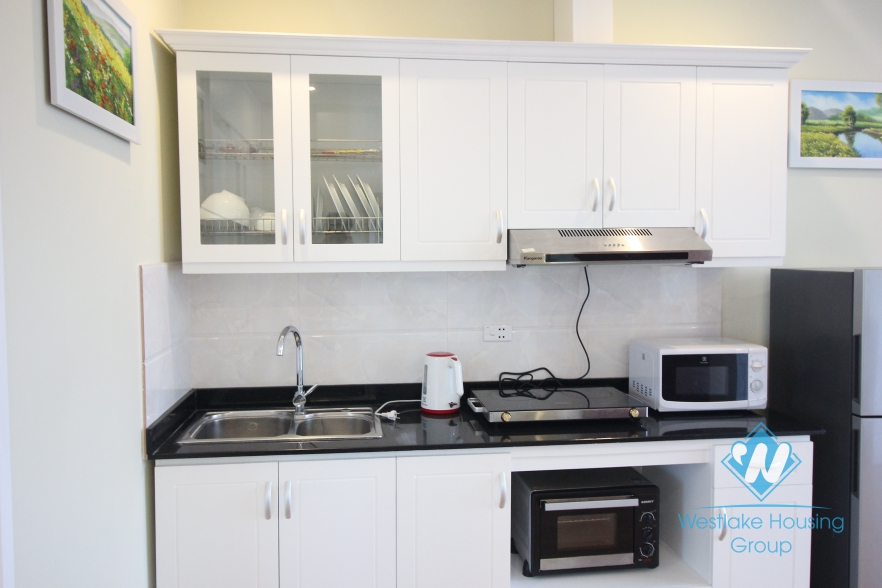 Nice view and bright apartment for rent in Yen Phu, Tay Ho, Ha Noi